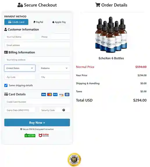 EchoXen Order Page